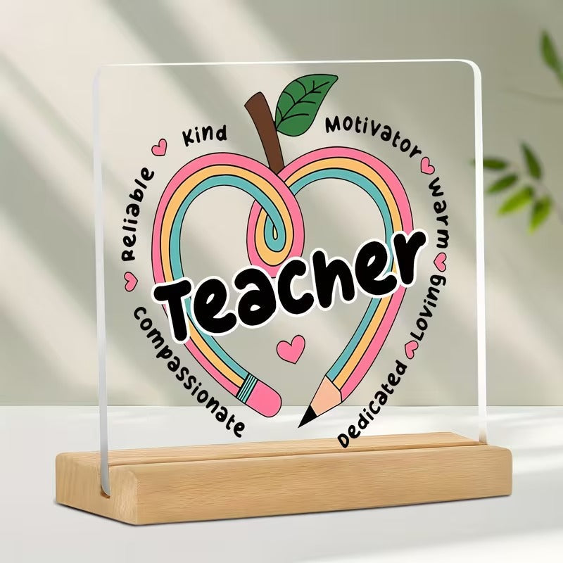 Acrylic desk plaque gift ideas collection from Turag Studio