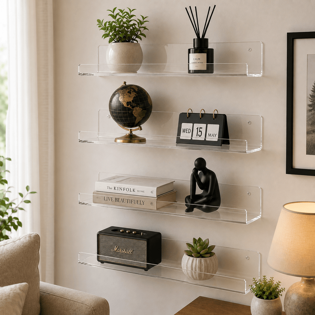 10 Floating Shelf Ideas for Living Rooms That Actually Look Curated - TuragStudio