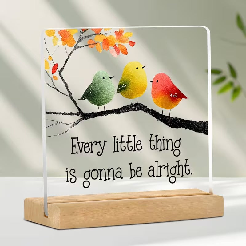 Good Friends Are Like Stars acrylic desk plaque