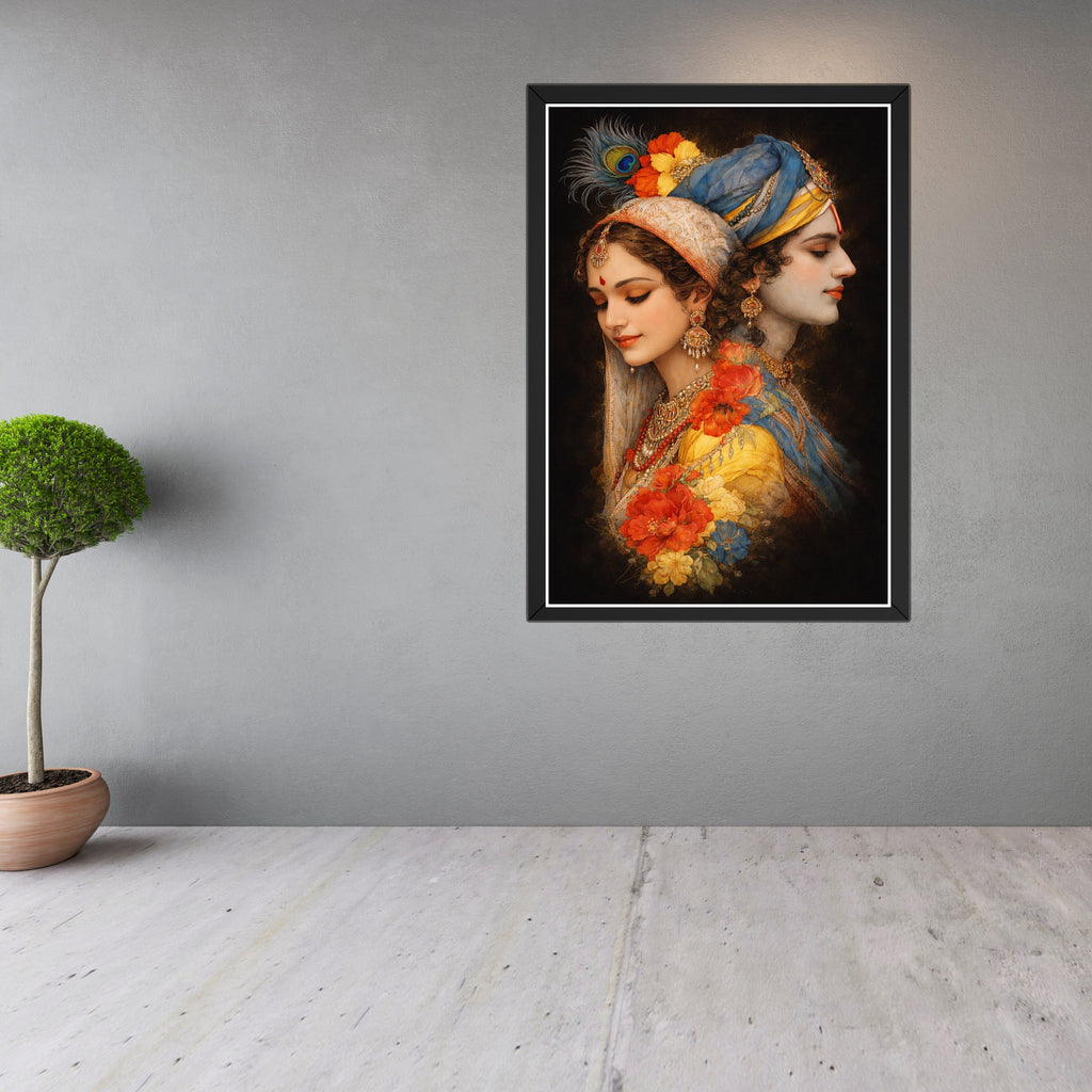 Premium Spiritual Wall Décor (15×21 Inch Black, 300 DPI HD Print) Turagstudio