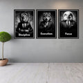Discipline • Execution • Focus – Motivational Wall Art Frame Set (3 Pieces, 15×21 Inch, 300 DPI HD Print) Turagstudio