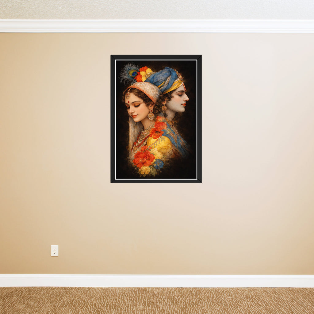 Premium Spiritual Wall Décor (15×21 Inch Black, 300 DPI HD Print) Turagstudio