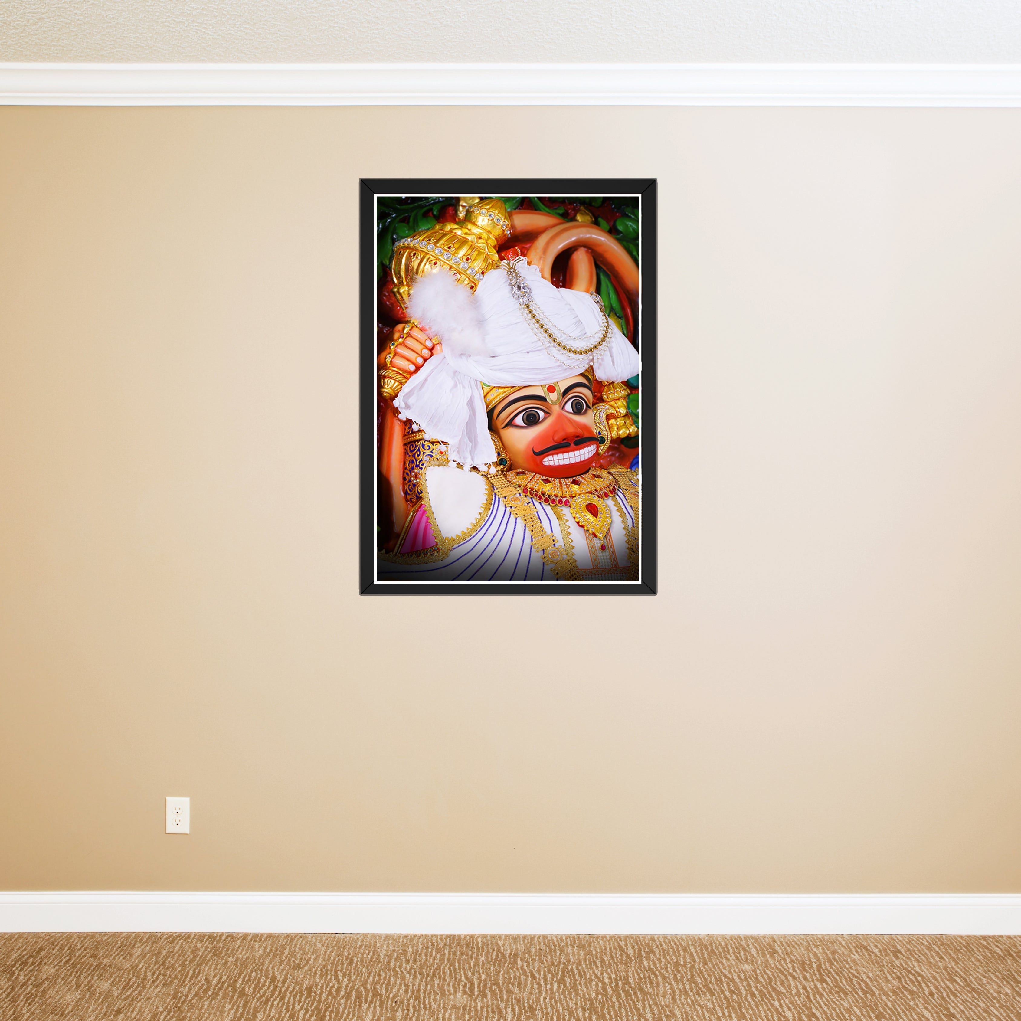 Shri Kashtbhanjan Dev Hanuman Wall Art Frame Turagstudio