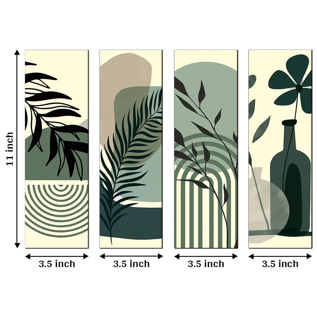 4 PIECE HOME DECOR MDF PANEL