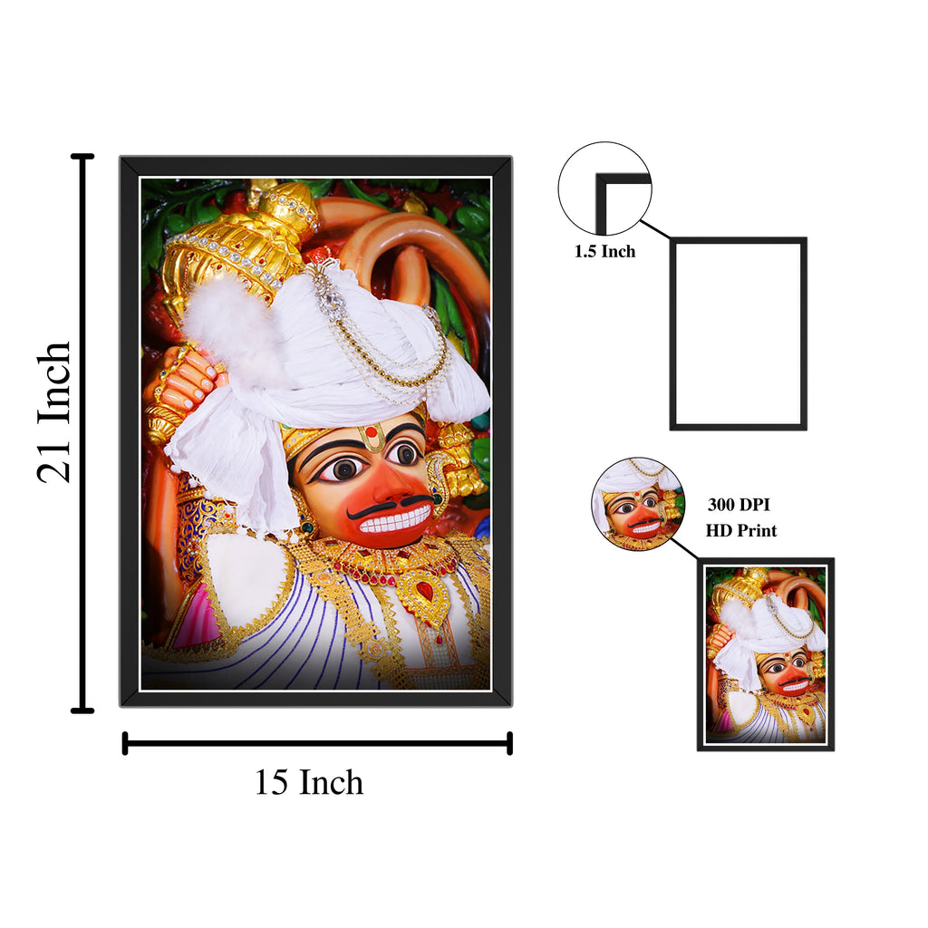 Shri Kashtbhanjan Dev Hanuman Wall Art Frame Turagstudio