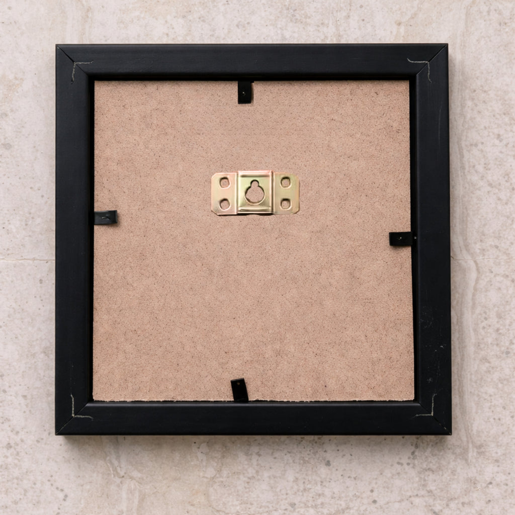 Set of 4 Black 4x4 Inch Mini Picture Frames