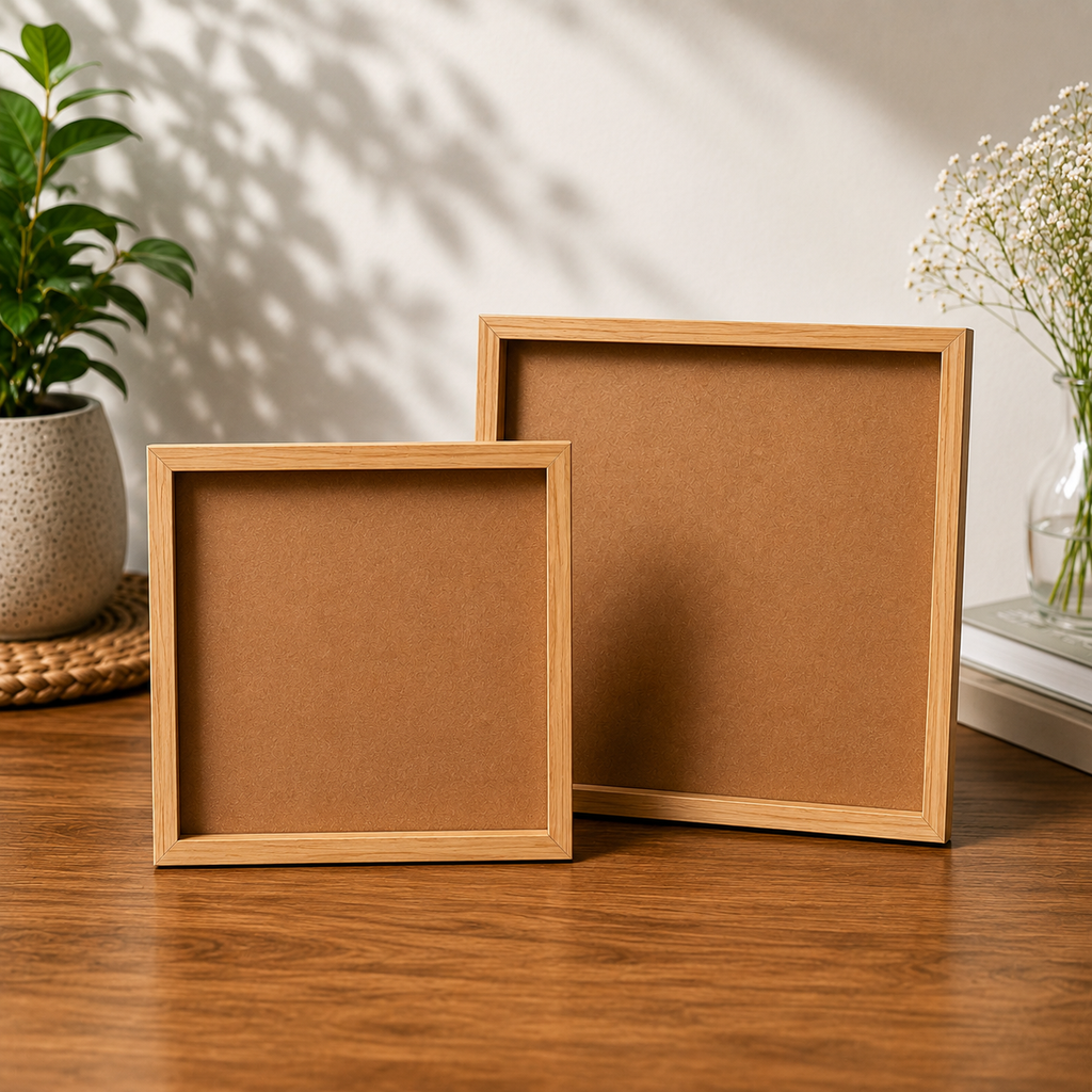 Teak Wood Resin Art Frame Board | DIY Resin, Photo & Craft Display Tray