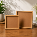 Teak Wood Resin Art Frame Board | DIY Resin, Photo & Craft Display Tray