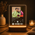 Personalized Spotify Photo Frame with LED Light – Custom Acrylic Music Plaque